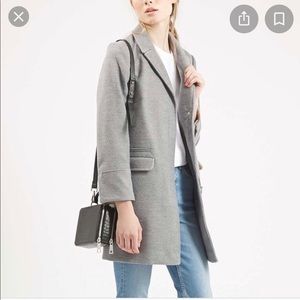 Topshop Grey Coat